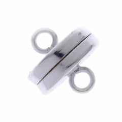 10mm Silver Plated Magnetic Clasp