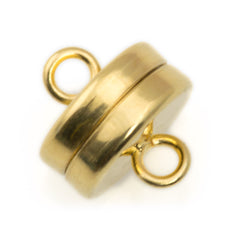 9x8mm Gold Plated Magnetic Clasp