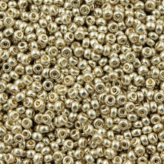 Miyuki Round Seed Bead 11/0 Duracoat Galvanized Silver 22g Tube (4201)