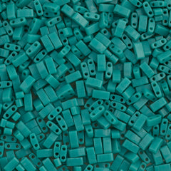 Miyuki Half Tila Seed Bead Opaque Turquoise 7.5g Tube (412)