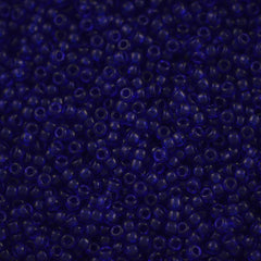 Miyuki Round Seed Bead 11/0 Transparent Cobalt 22g Tube (151)