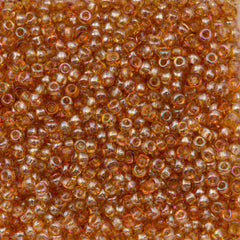 Miyuki Unions Round Seed Bead 11/0 Crystal Apricot Medium 24g Tube (29121)