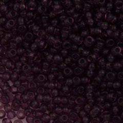 50g Czech Seed Bead 10/0 Dark Amethyst (20080)