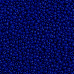 50g Czech Seed Bead 10/0 Opaque Blue (33050)