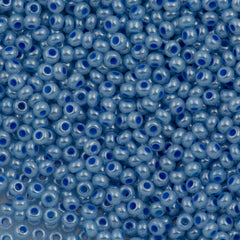 50g Czech Seed Bead 10/0 Ceylon Blue (37136)