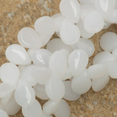 65 Preciosa Pip Alabaster White Beads (02010)