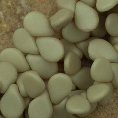 65 Preciosa Pip Matte Silk Olive Beads (29564)