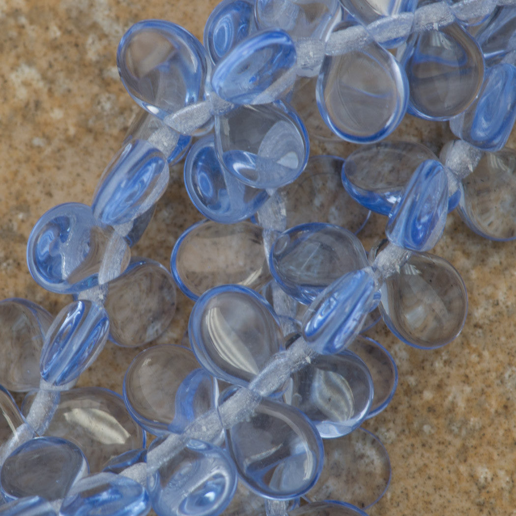 65 Preciosa Pip Transparent Light Sapphire Beads (30020)