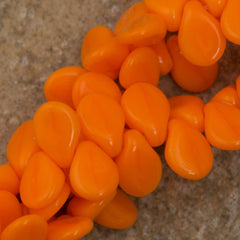 65 Preciosa Pip Opaque Bright Orange Beads (93130)