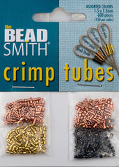 BeadSmith Variety Pack 1.5x1.5mm Crimp Tube Beads