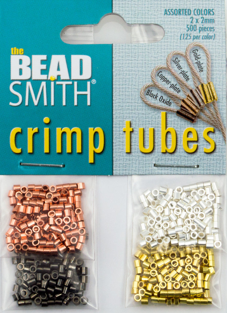 BeadSmith Variety Pack 2x2mm Crimp Tube Beads