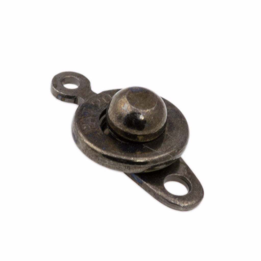 Gunmetal Ball and Socket 9x16mm Clasp