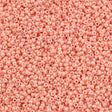 Miyuki Round Seed Bead 15/0 Opaque Salmon Luster 2-inch Tube (596)