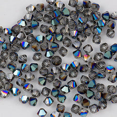 144 Preciosa Crystal 4mm Bicone Bead Crystal Blue Flare (00030BLF)