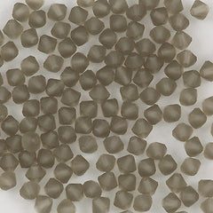 144 Preciosa Crystal 4mm Bicone Bead Matte Black Diamond (40010M)