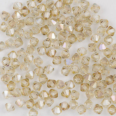 72 Preciosa Crystal 6mm Bicone Bead Crystal Clarite (00030CLA)