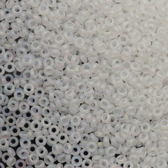 Toho Demi Round 11/0 Transparent Matte Crystal AB 8g Tube (161F)