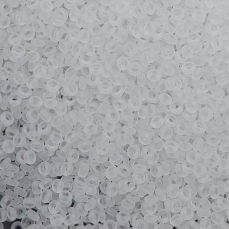 Toho Demi Round 8/0 Matte Crystal 8g Tube (1F)