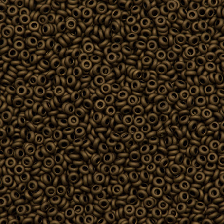 Toho Demi Round 8/0 Matte Bronze 8g Tube (221F)