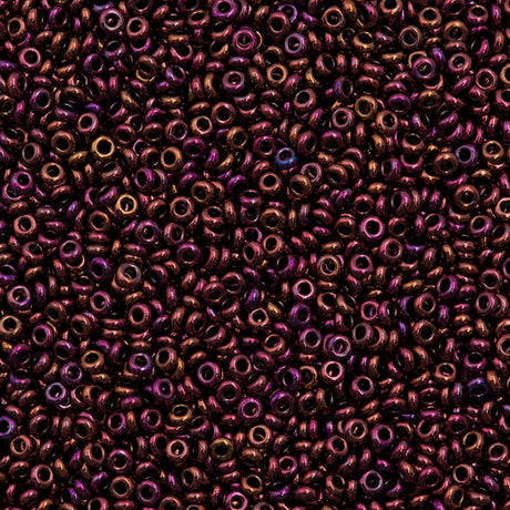 Toho Demi Round 11/0 Higher Metallic Amethyst 8g Tube (502)