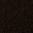 Toho Round Seed Bead 15/0 Opaque Matte Brown 2.5-inch Tube (46F)