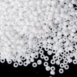 50g Toho Round Seed Bead 11/0 Opaque Matte White (41F)