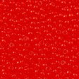 Toho Round Seed Bead 15/0 Transparent Orange Red 2.5-inch Tube (5)