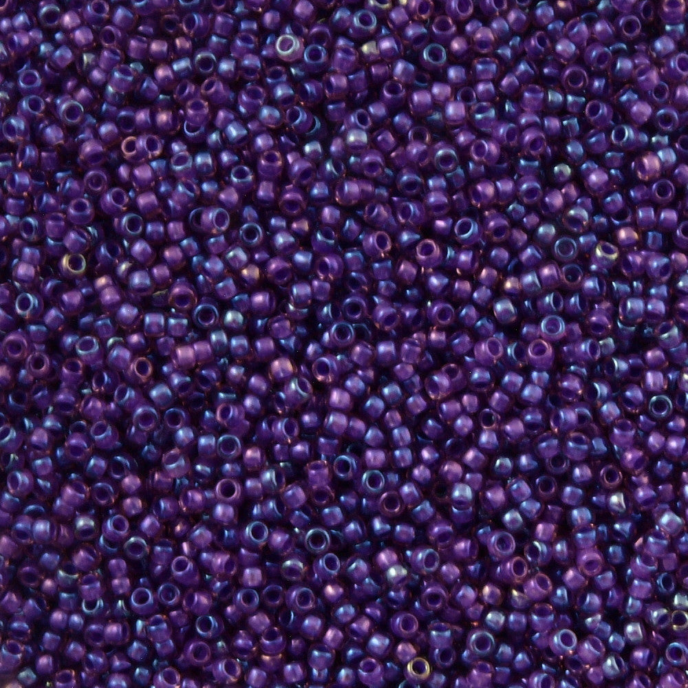 Toho Round Seed Bead 11/0 Inside Color Lined Purple Rose 2.5-inch Tube (928)