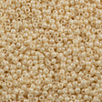 Toho Round Seed Bead 8/0 Opaque Luster Cream 2.5-inch tube (123)