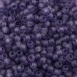 Toho Round Seed Bead 11/0 Transparent Matte Plum 2.5-inch Tube (19F)