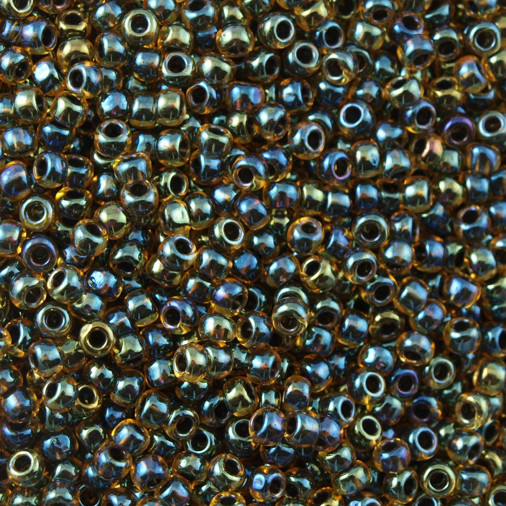 Toho Gold Lined Crystal Round 11/0 Seed Bead