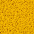50g Toho Round Seed Bead 11/0 Opaque Medium Yellow (42B)