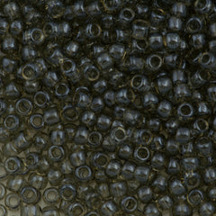 Toho Round Seed Bead 6/0 Transparent Smoke Luster 5.5-inch tube (120)