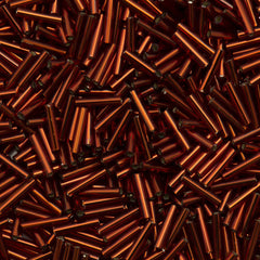25g Toho 9mm Bugle Seed Bead Silver Lined Garnet (25C)