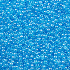 50g Toho Round Seed Bead 11/0 Transparent Aquamarine Luster (104)