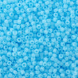 Toho Round Seed Bead 11/0 Transparent Ceylon Matte Pastel Blue 2.5-inch Tube (143F)
