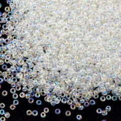 50g Toho Round Seed Bead 11/0 Transparent Crystal AB (161)