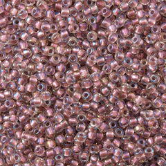 Toho Round Seed Bead 15/0 Inside Color Lined Pale Lavender 2.5-inch Tube (267)