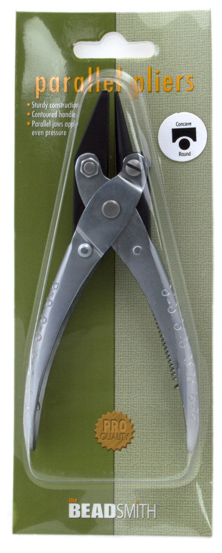 Round Concave Parallel Pliers with Spring