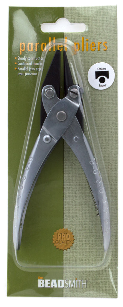 Round Concave Parallel Pliers with Spring