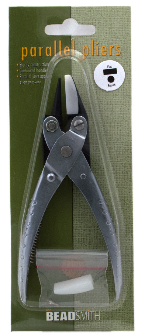 Round/Flat Nose Parallel Pliers with Spring