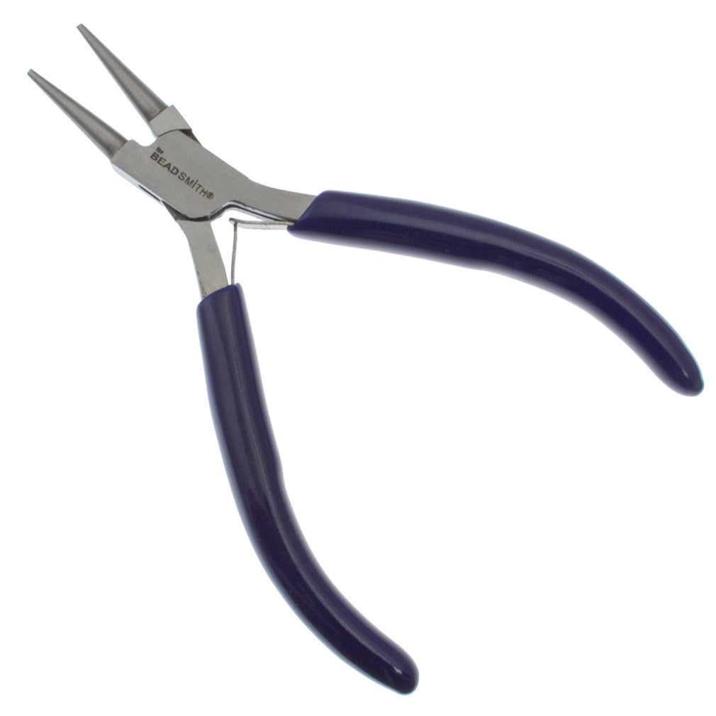 Round Nose Pliers with double leaf spring