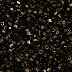 Toho Hex Seed Bead 11/0 Metallic Bronze Iris 7.2g Tube (83)