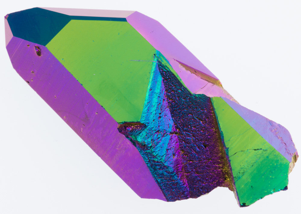 Aura Crystals Large Rainbow Quartz Point