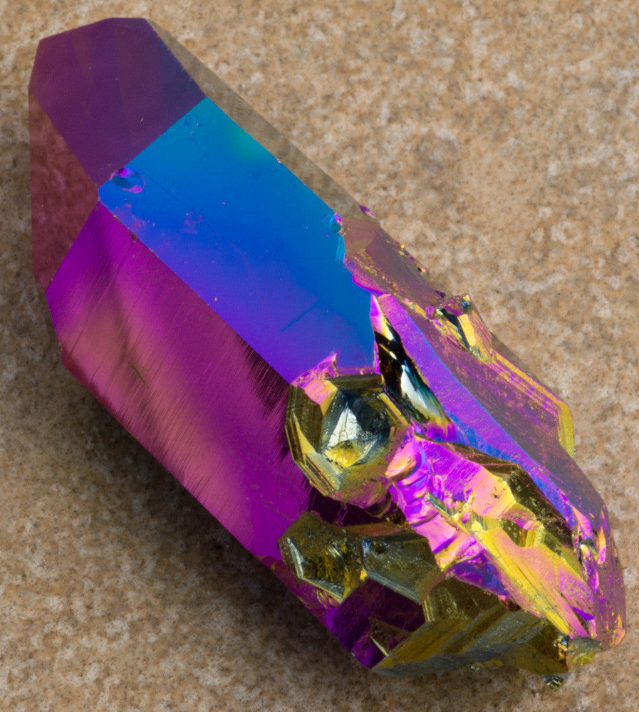 Aura Crystals Rainbow Quartz Point