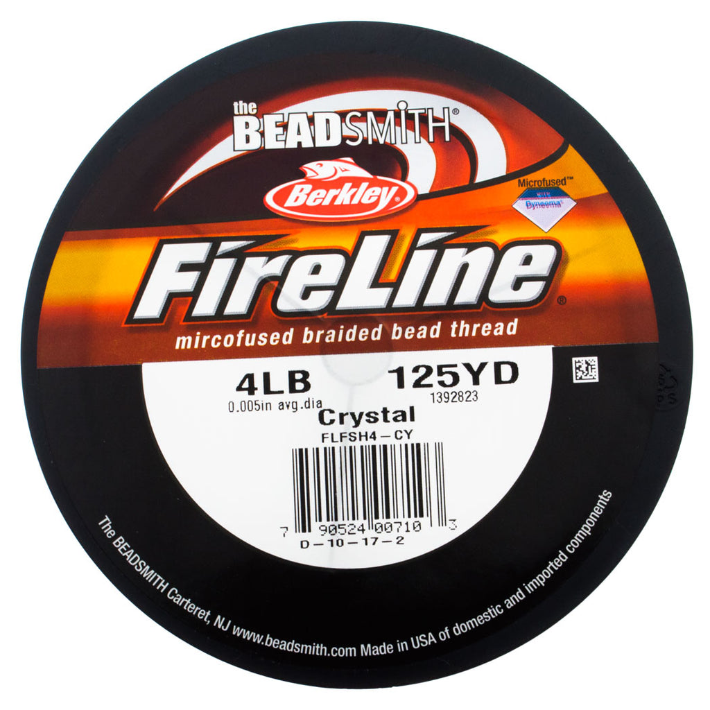 Fireline Crystal 4Lb Beading Thread 125 yard Spool Aura Crystals, LLC