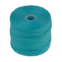 Aqua S-Lon Bead Cord 77 Yard Spool .5mm TEX 210