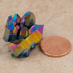 Aura Crystals Rainbow Quartz Cluster