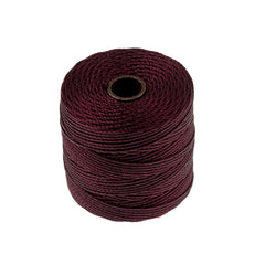 Burgundy S-Lon Bead Cord 77 Yard Spool .5mm TEX 210