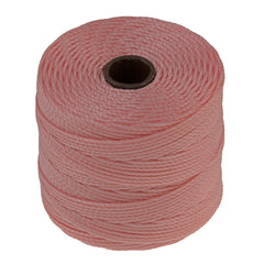 Coral Pink S-Lon Bead Cord 77 Yard Spool .5mm TEX 210